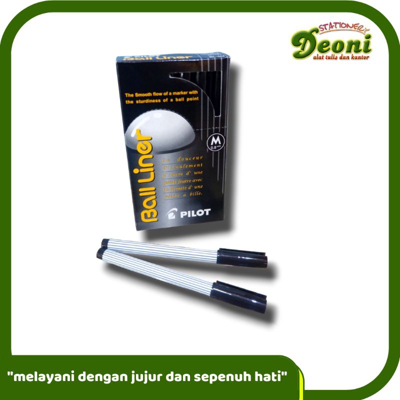 

Pilot Balliner Bolpen Pena Pulpen 0.8mm Hitam 1pcs