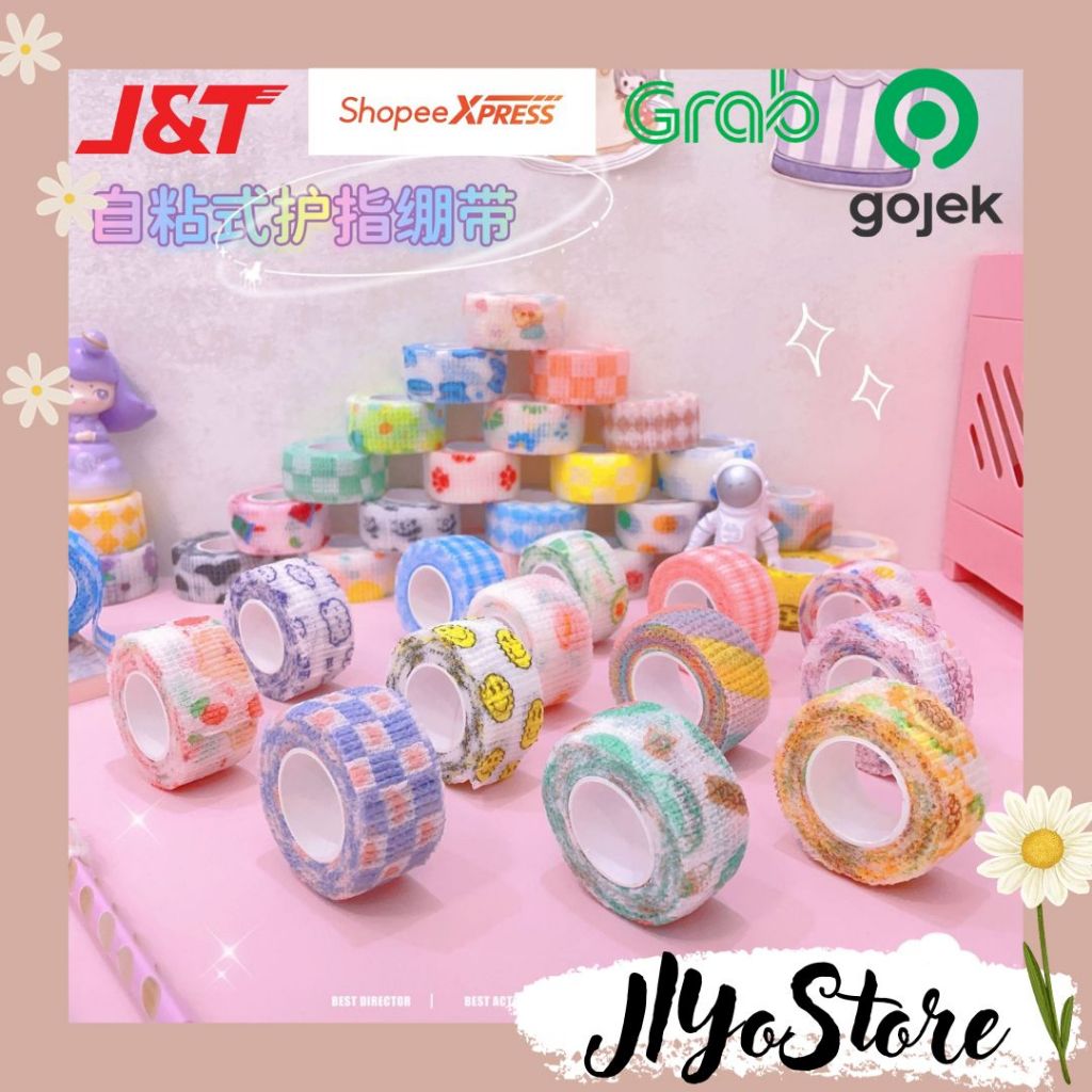 

Finger Tape Plester Pelindung Jari Alat Tulis Peralatan ATK Sekolah Kantor Aesthetic Stationery