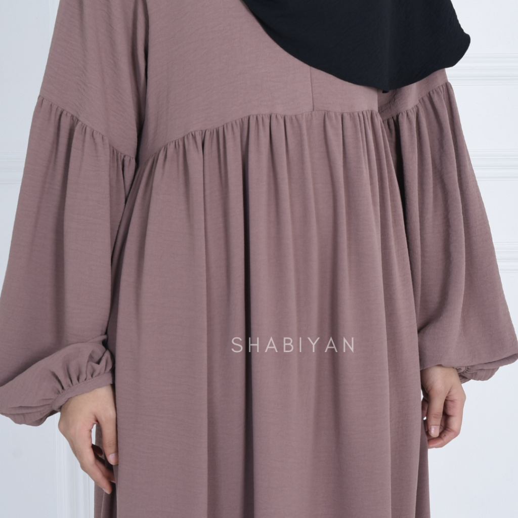 SHABIYAN 511 Gamis Wanita Crinkle Air Flow Terbaru | Lalisa-8