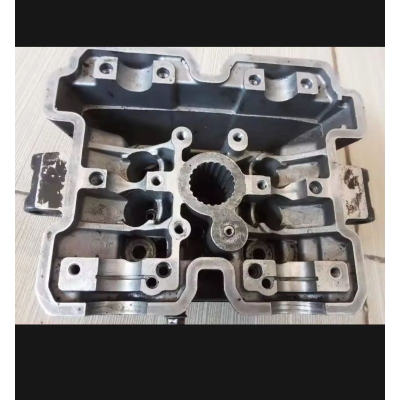 blok head Satria FU kosongan klep standar bahan