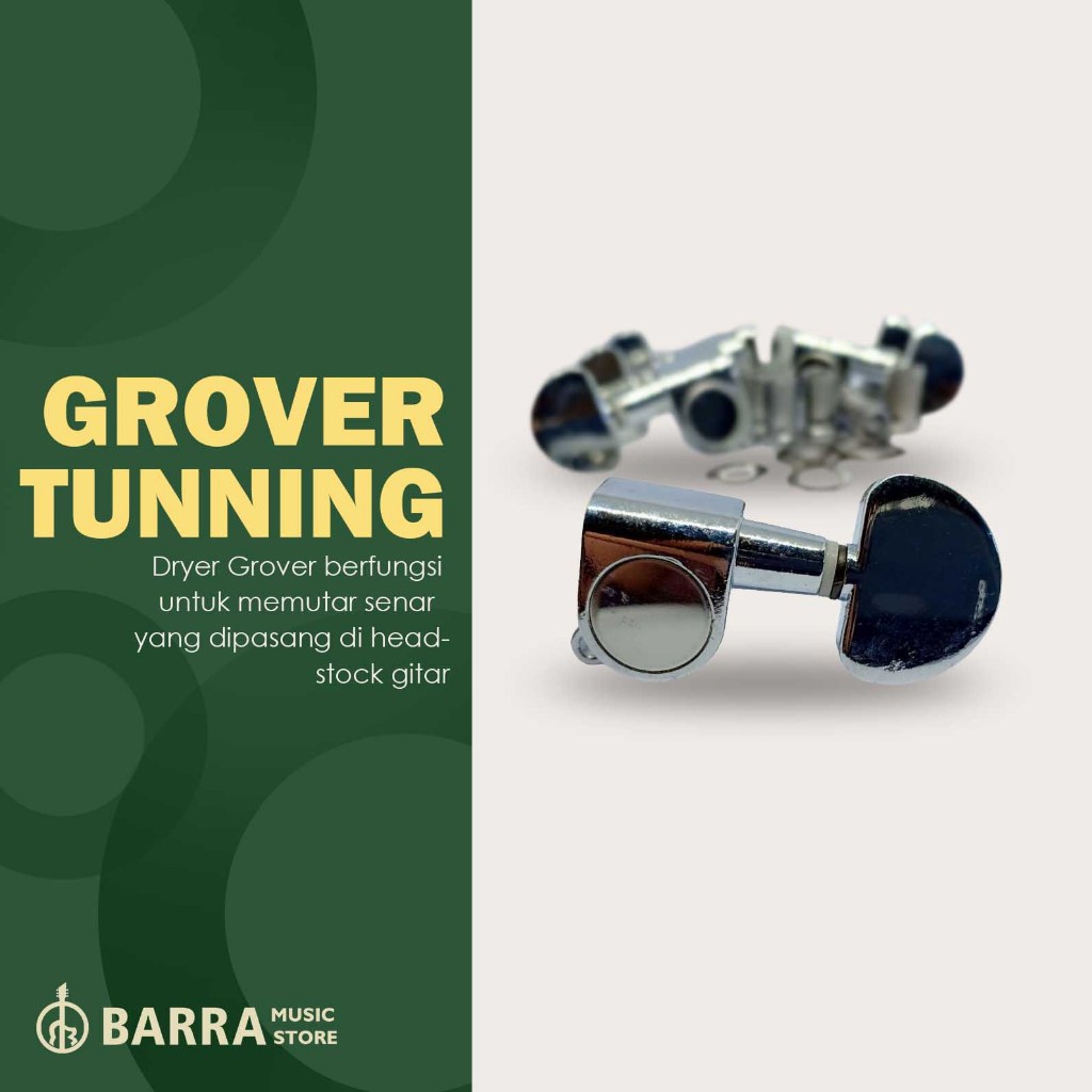Dryer GROVER tuning peg machine head gitar Puteran senar