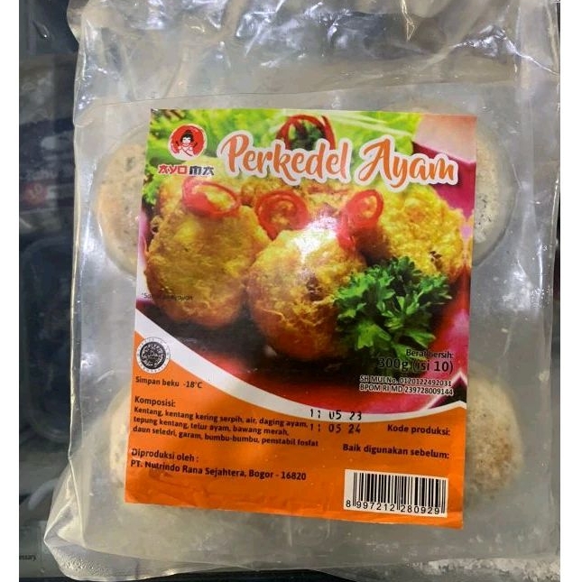 

Perkedel Ayam Ayoma isi 10