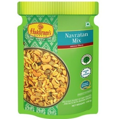 

NAVRATAN MIX HALDIRAM'S 150G / Namkeen / Snack India