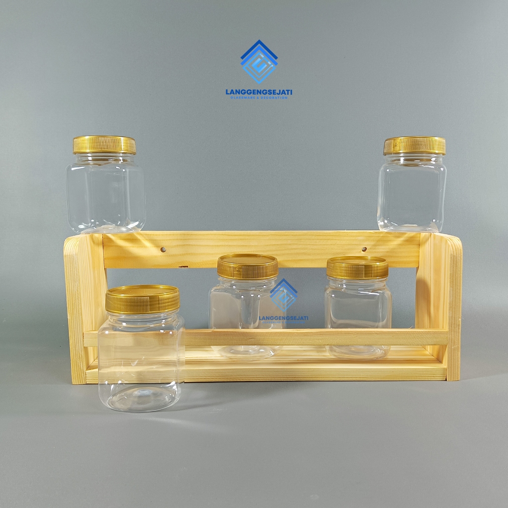 RAK BUMBU KAYU / RAK BUMBU DAPUR / TEMPAT BUMBU KAYU / RAK KAYU SERBAGUNA