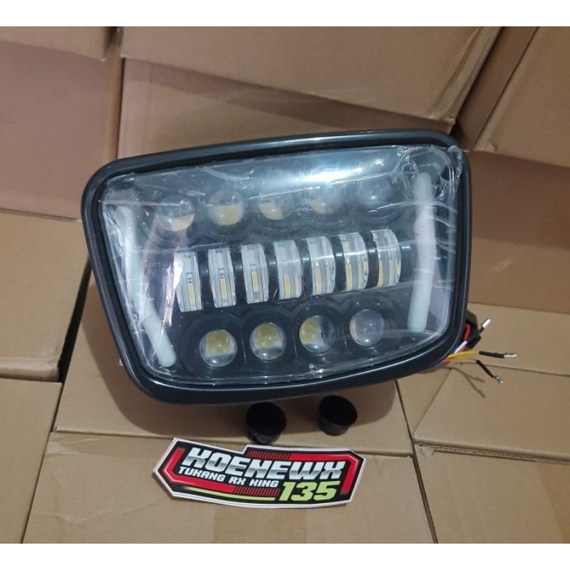 LAMPU DEPAN OVAL RX KING LED DYMAKER