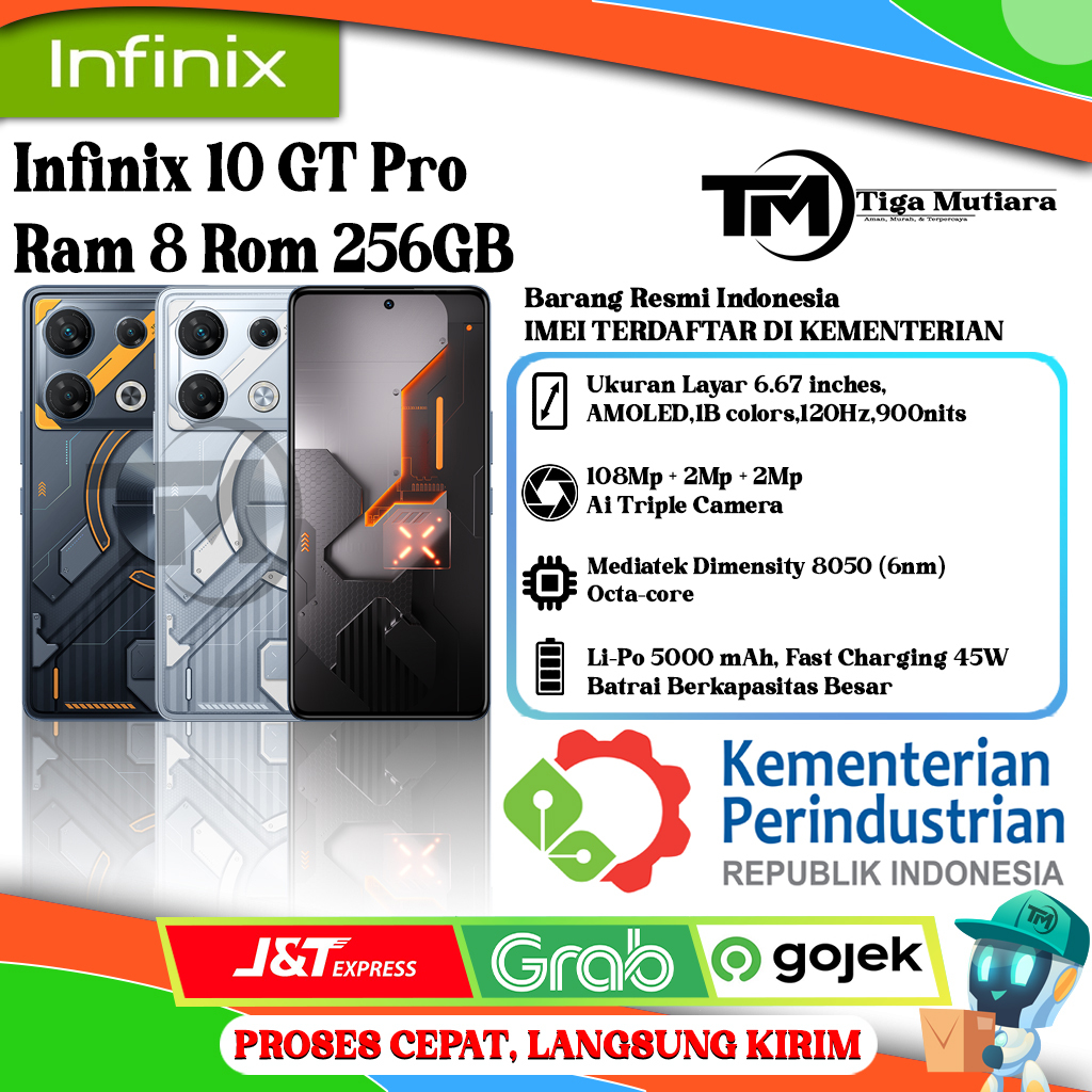 Infinix GT 10 Pro 5G Ram 8 Rom 256GB