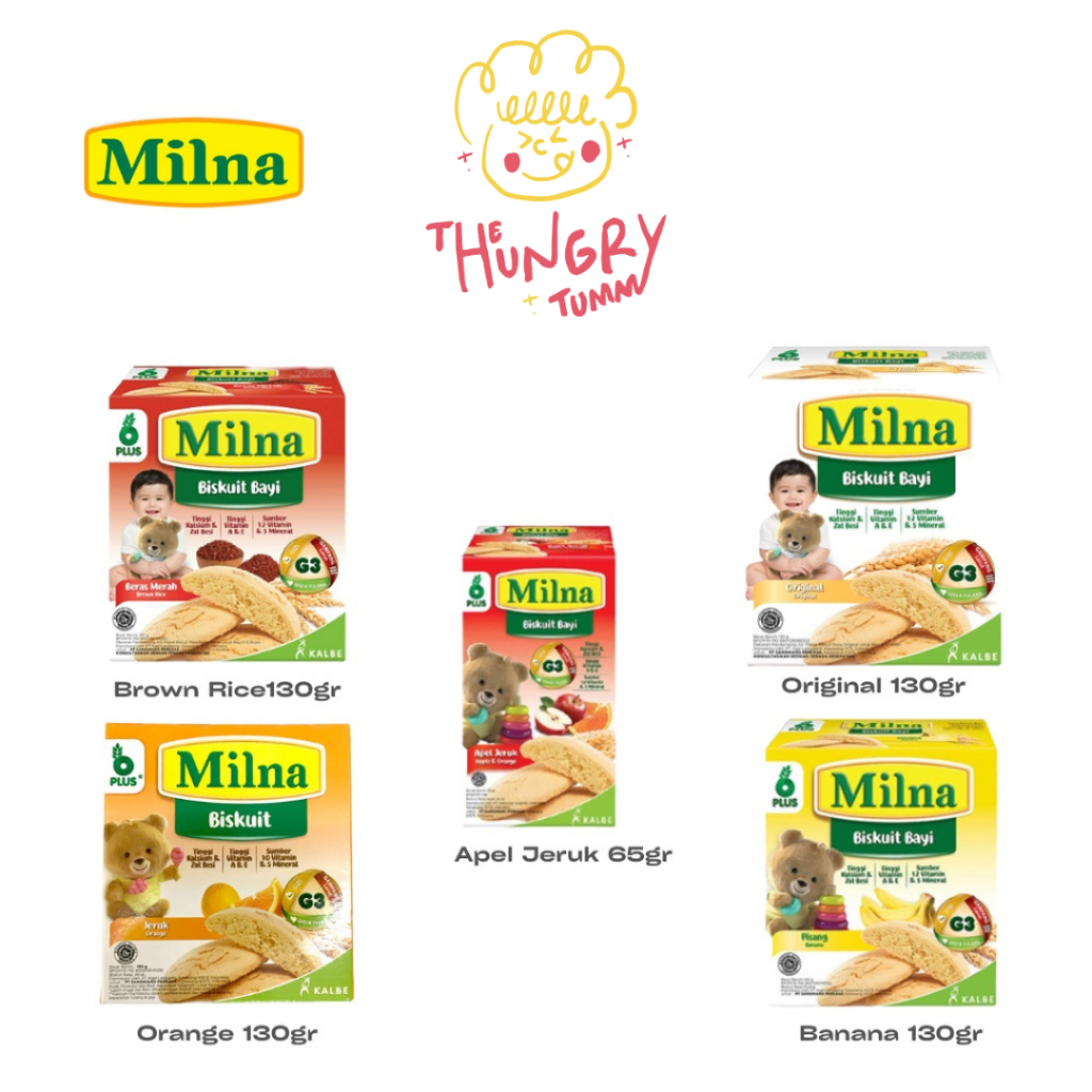 Milna Biskuit bayi - Biskuit Genggam Bayi - Snack Bayi