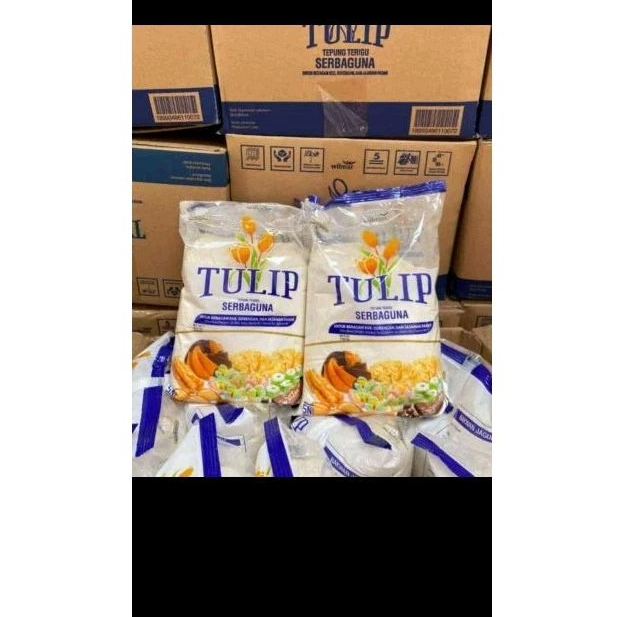 

Terigu tulip 1kg 1 dus isi 10pcs