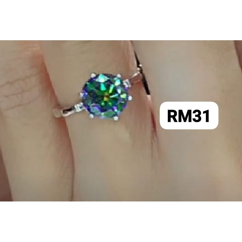 Cincin Mosang OSD RM31 Moissanite Olla Shopping Depok