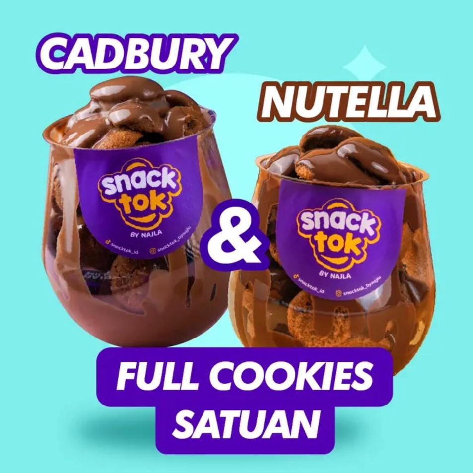 

Model Baru SNACKTOK FULL COOKIES BITTERSWEET BY NAJLA
