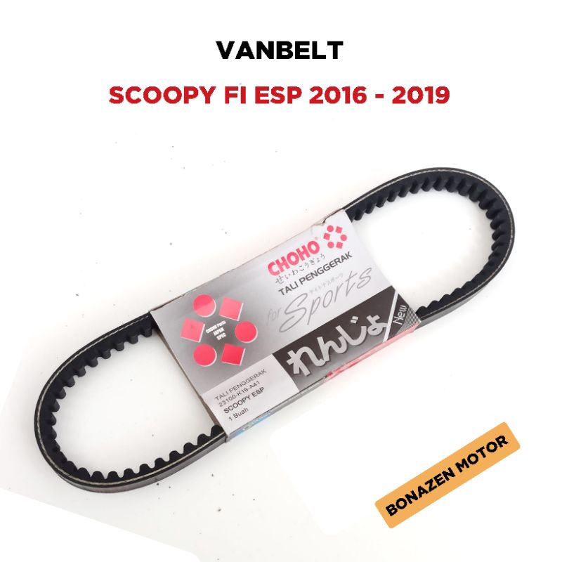 Vanbelt Scoopy Fi Esp 2016 2017 2018 2019 / V-Belt Vanbel Panbel Van Belt / Choho Roller Roler
