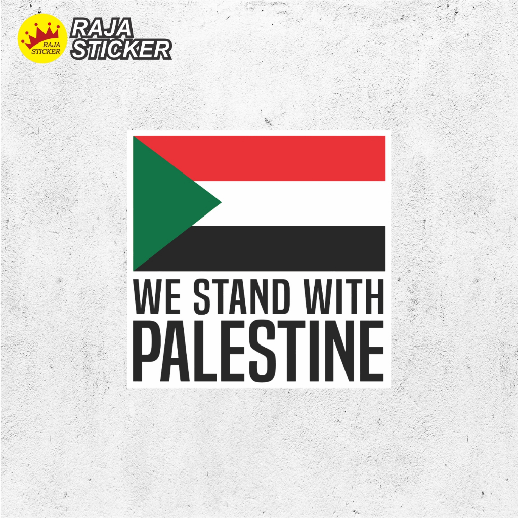 

Sticker PALESTINA Bendera We Stand with Palestine FLAG