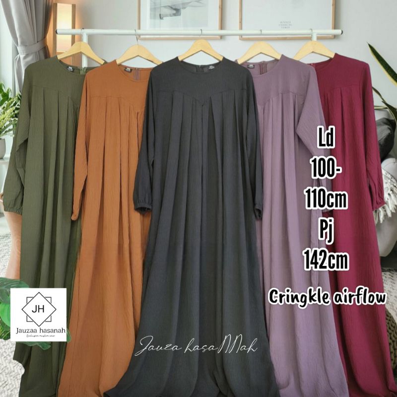 Inayah Gamis simpel/gamis nyaman terbaru/gamis terbaru/gamis ternyaman/gamis cey exclusive