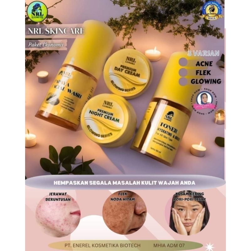 NRL PAKET EKONOMIS FLEK (KEMASAN BARU) DIJAMIN ORIGINAL 100%