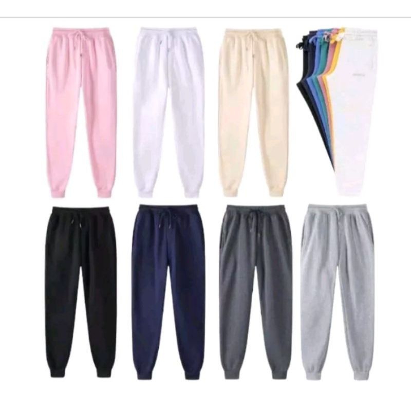 CELANA JOGER POLOS PRIA DAN WANITA / SWEATPANTS / JOGGER PRIA DAN WANITA UNISEX
