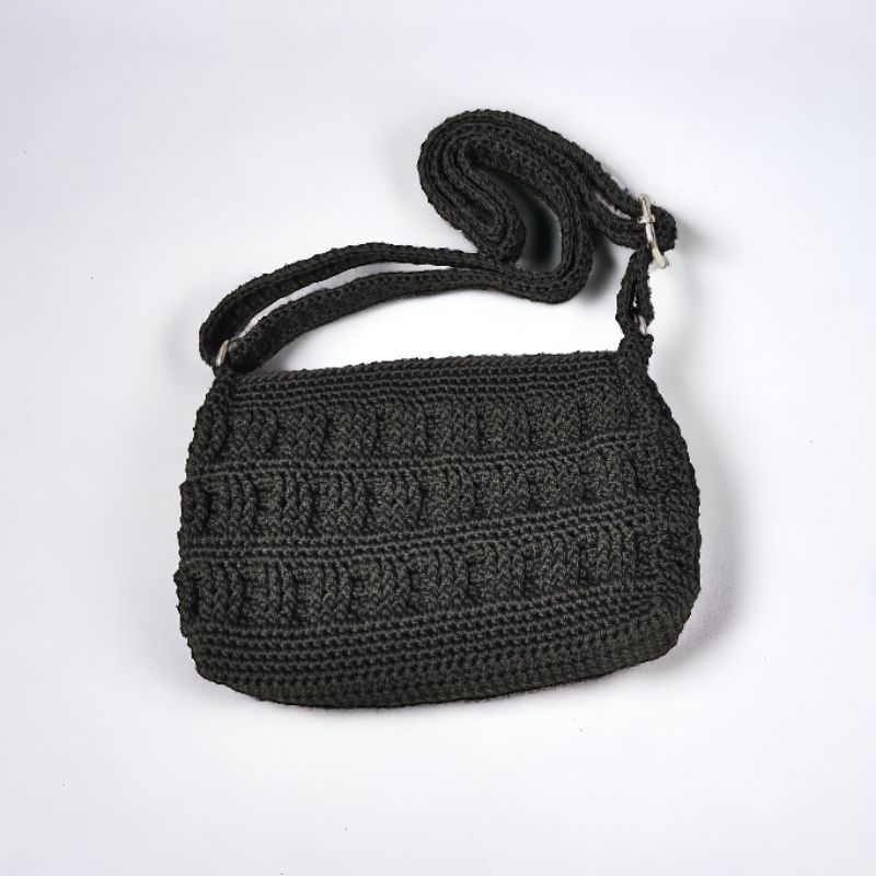 Tas selempang wanita rajut premium handmade