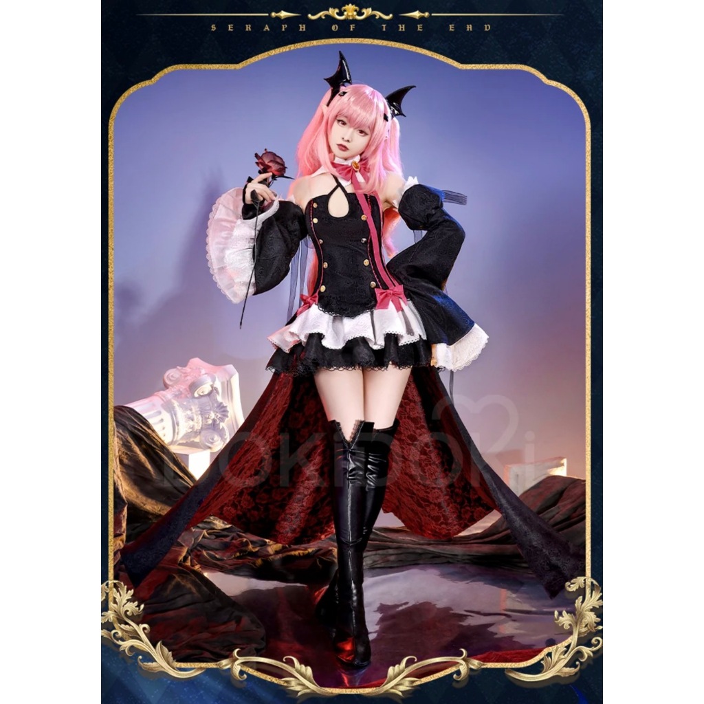Krul Tepes Cosplay Costume Anime Seraph Of The End Owari no Seraph Krul Tepes Cosplay Women Chritmas