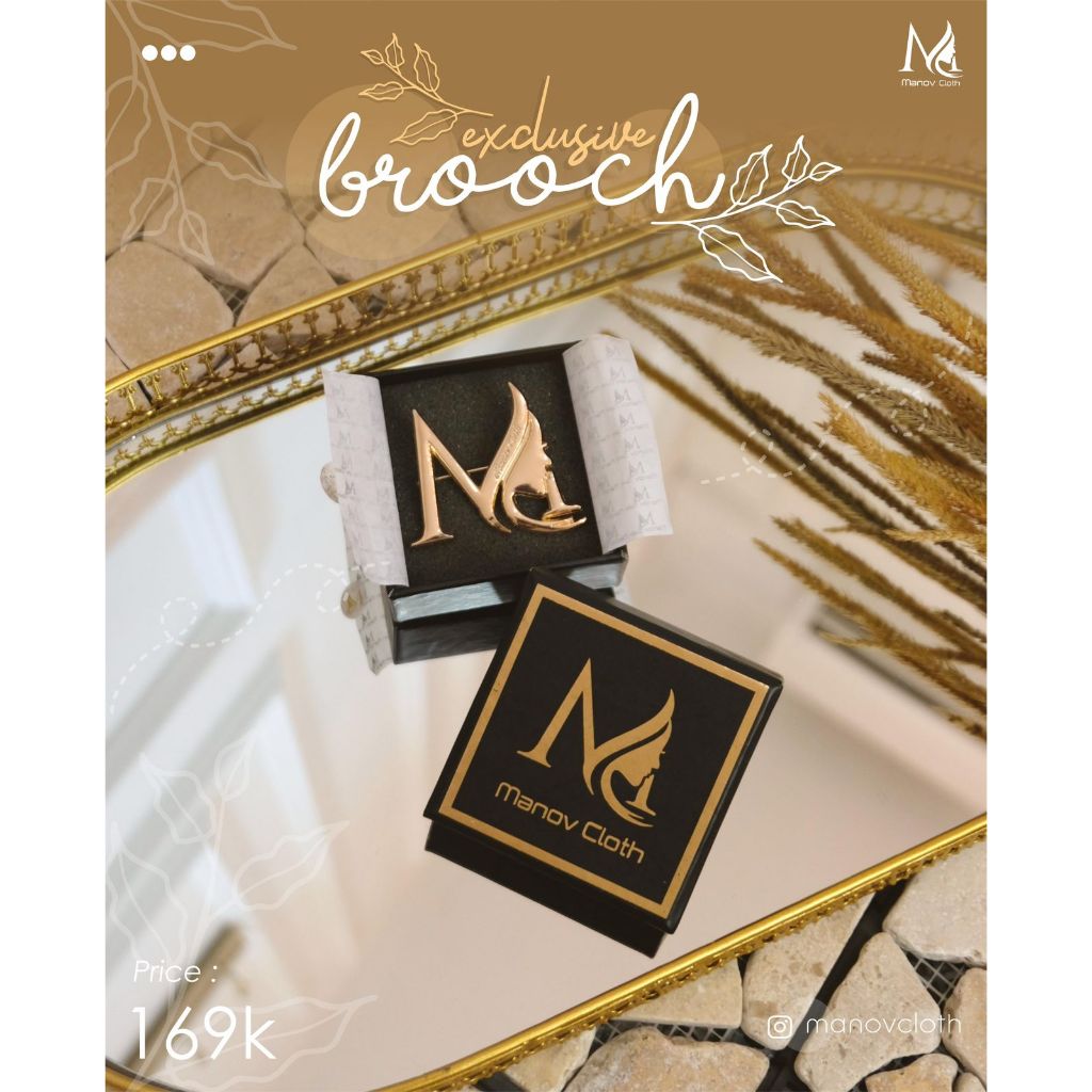 [Best Seller] Broch Exclusive Manov by MANOV SCARVES