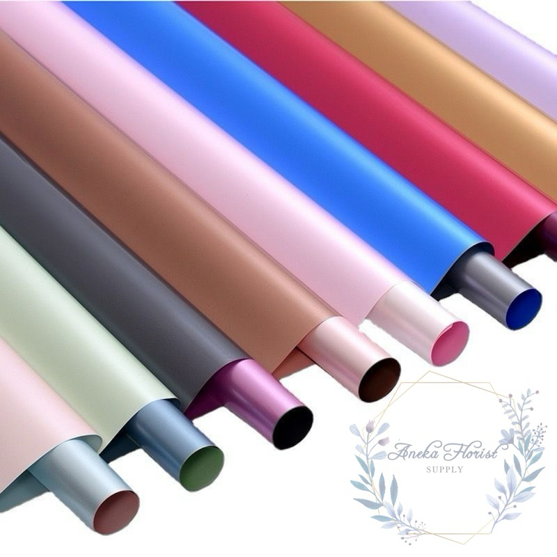 

ANEKAFLORIST- (5 LEMBAR) KERTAS BUKET BUNGA SOLID BICOLOR METALIC - KERTAS BUNGA CELLOPHANE - KERTAS BUKET BUNGA CELLOPHANE - TULIP PAPERIE - AF012