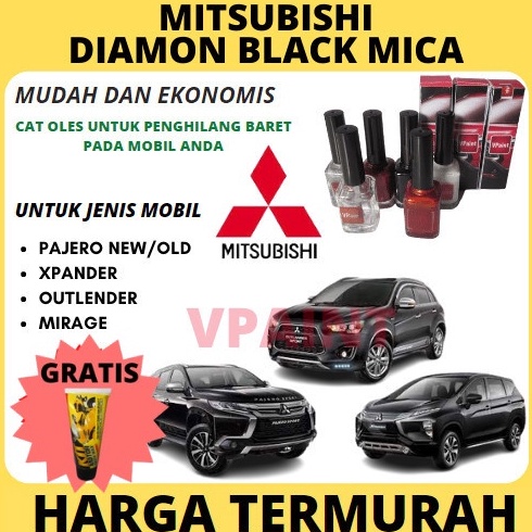 Dijual murah CAT MOBIL HITAM MITSUBISHI PAJEROXPANDEROUTLANDER CAT OLES PENGHILANG BARET MOBILTERMUR