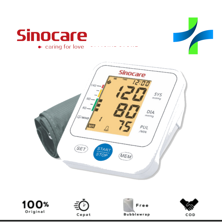 Sinocare BSX-516 Tensimeter Sinocare BSX-516 (Suara Bahasa Indonesia)