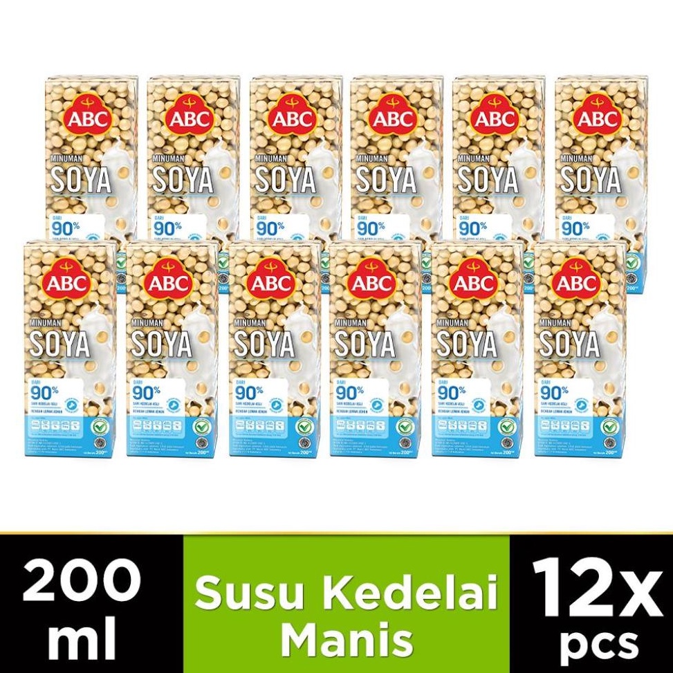 

F35 ABC Minuman Sari Kedelai 2 ml Multipack 12 pcs Terjamin Bagus