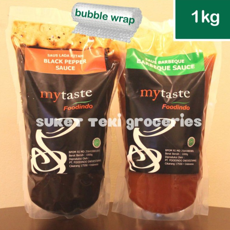 

O59 My Taste Blackpepper Barbeque Sauce 1kg Horeka Pack GROSIR 222