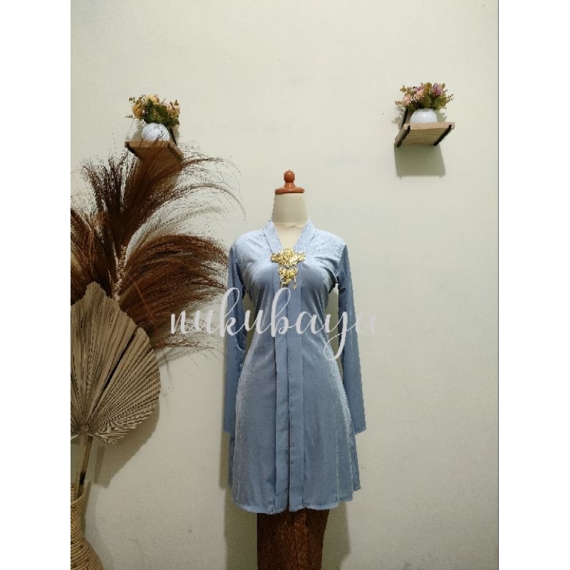 Kebaya Kartini Leher V (Berbagai macam warna)/Kebaya body panjang