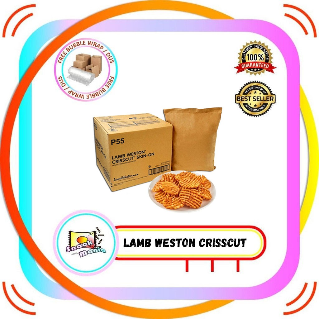 

Lamb Weston Kentang Goreng Crisscut Waffle Criss Cut Potato French Fries