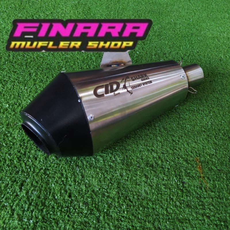 Knalpot CLD SHARK inlet 38-50mm Beat Scoopy Mio Mio j/m3 Vario Xeon Aerox Nmax Pcx