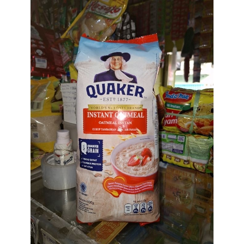 

Quaker instant oatmeal