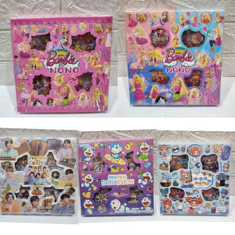 

100 LEMBAR STIKER MOMO MOTIF KARTUN KOREA LUCU ANTI AIR_DEKORASI HANDBOX