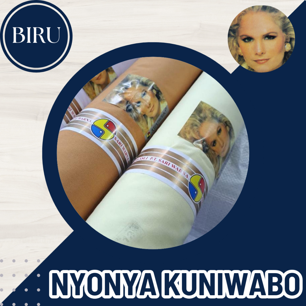 Kain Seragam - TC Nyonya Kuniwabo - BIRU