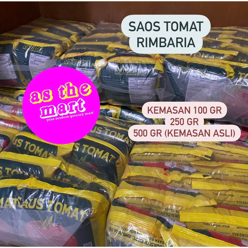 

Saos tomat rimbaria 500 ml sachet
