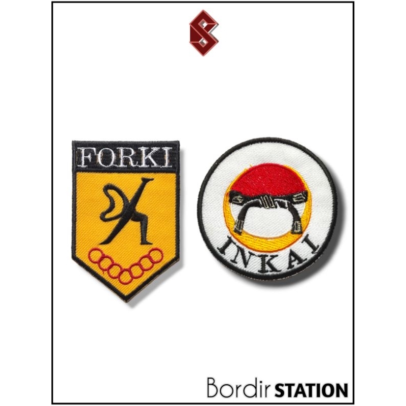 Logo bordir forki inkai/bet forki inkai/bordir emblem forki inkai