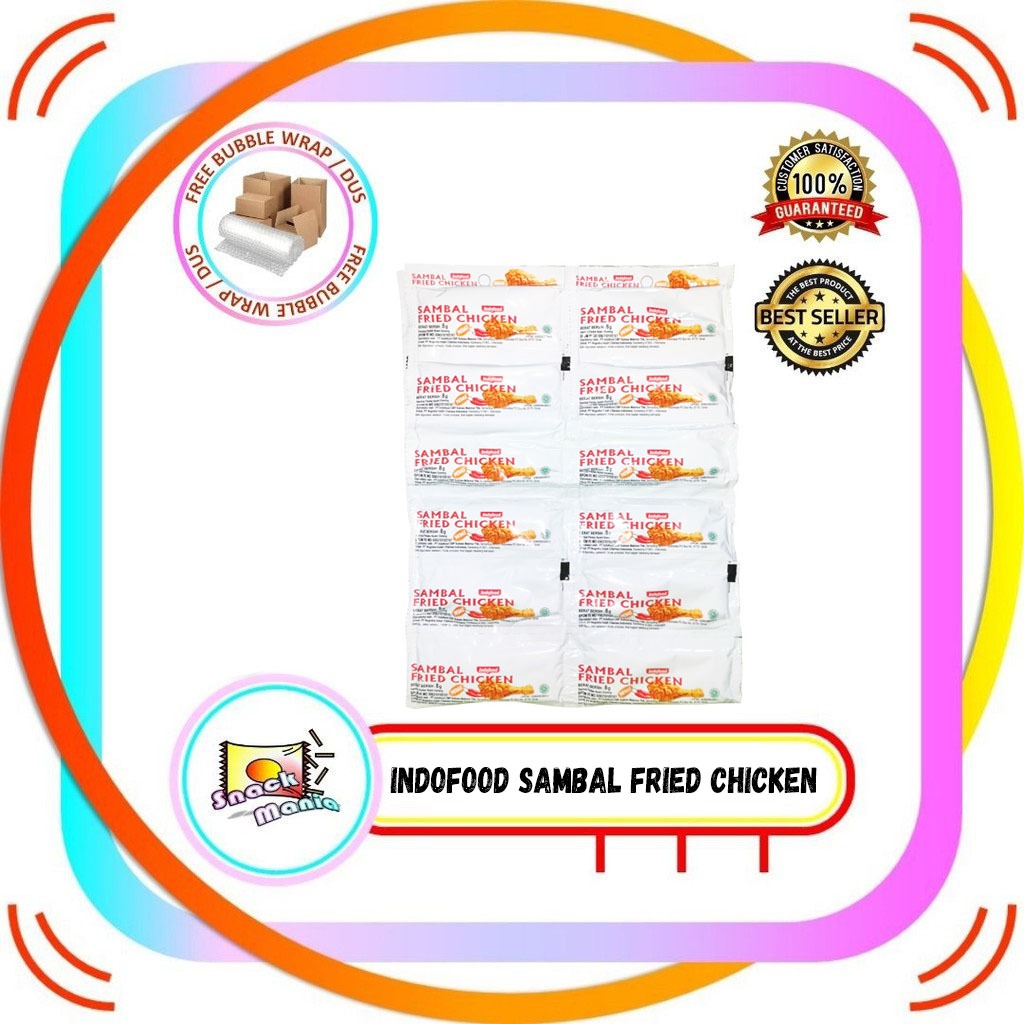 

Indofood Saus Sambal Fried Chicken 8 gr x 24 Sachet RENTENG