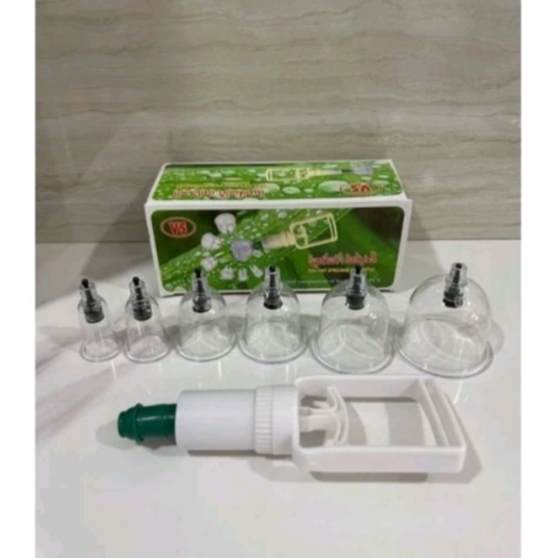 KOP ANGIN 6pcs / Alat Bekam Badan / ALAT Bekam Sedot