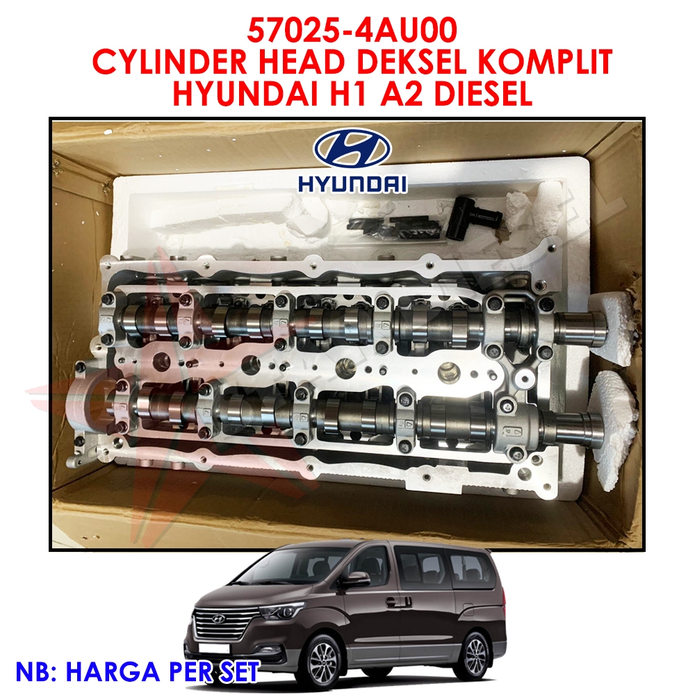 HYUNDAI H1 DEKSEL KOMPLITE HYUNDAI H1 DIESEL CYLINDER HEAD STAREX DIESEL A2