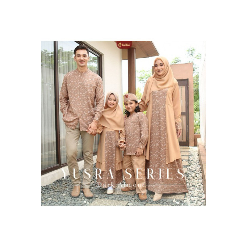 KEKE SARIMBIT YUSRA SERIES DARK ALMOND 2024