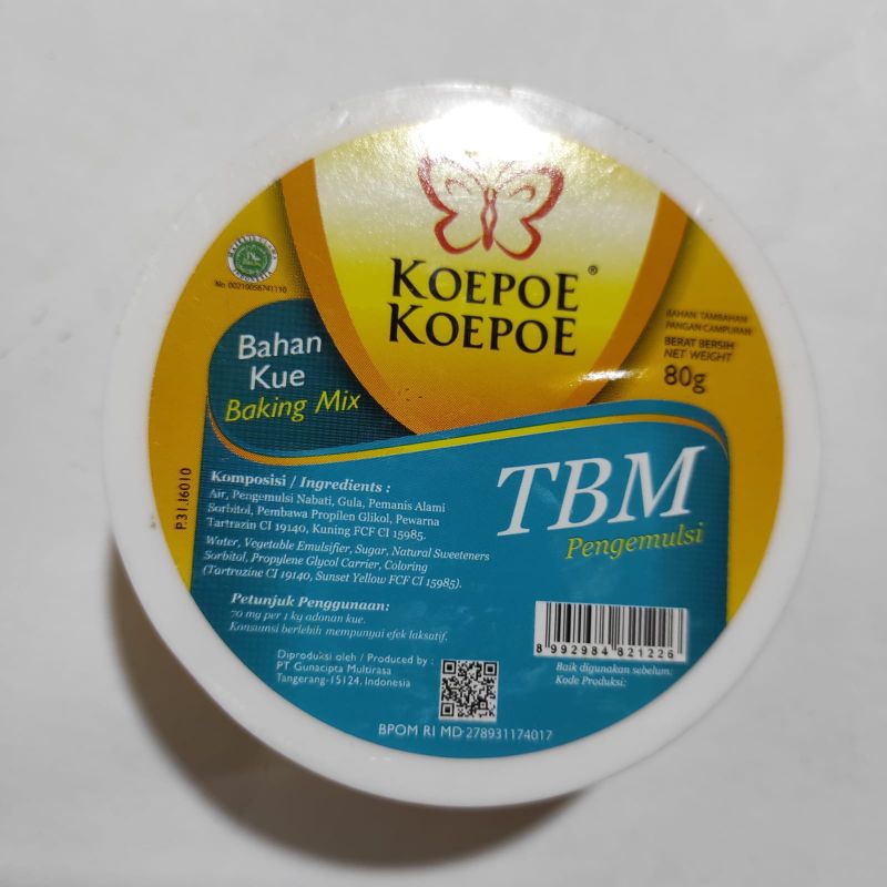 

Koepoe Koepoe TBM Pengemulsi 80 gr