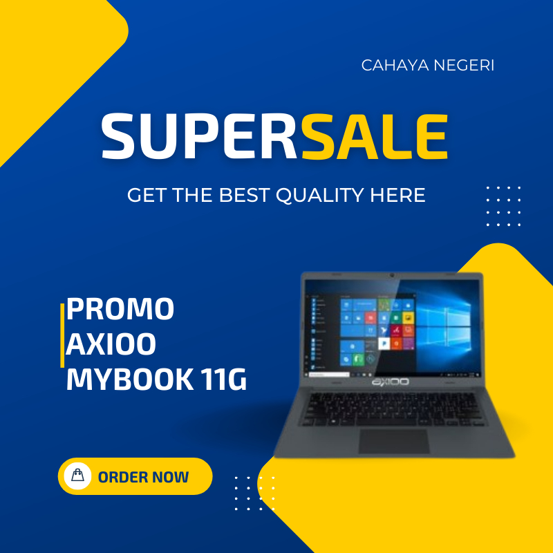 PROMO LAPTOP RESMI axioo MYBOOK 11G GREY intel n4020 ram 4gb ssd 128gb 11.6" notebook murah