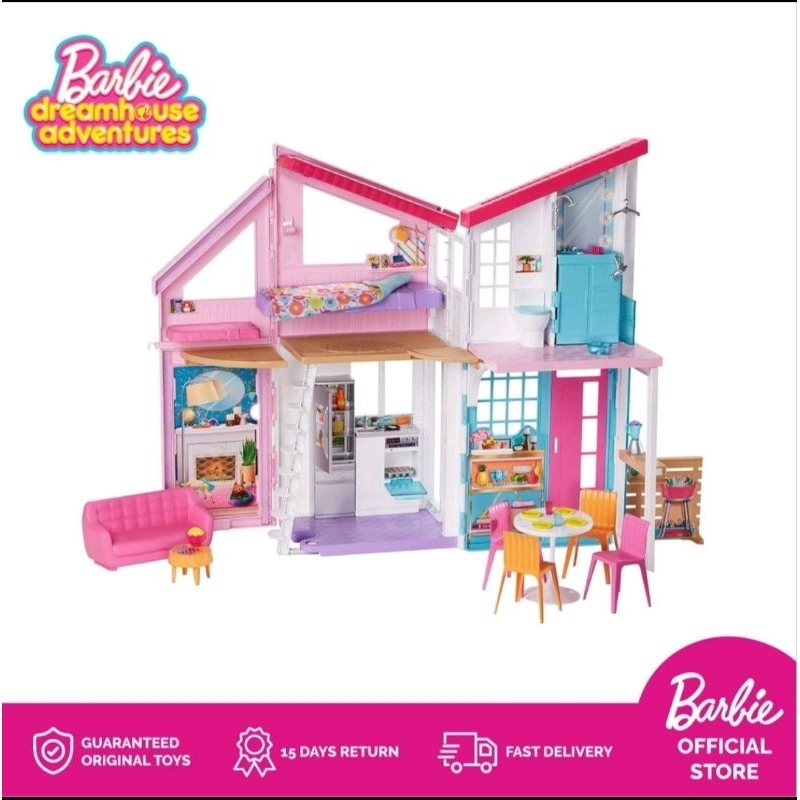 BARBIE House Malibu2 Story Rumah Barbie Preloved
