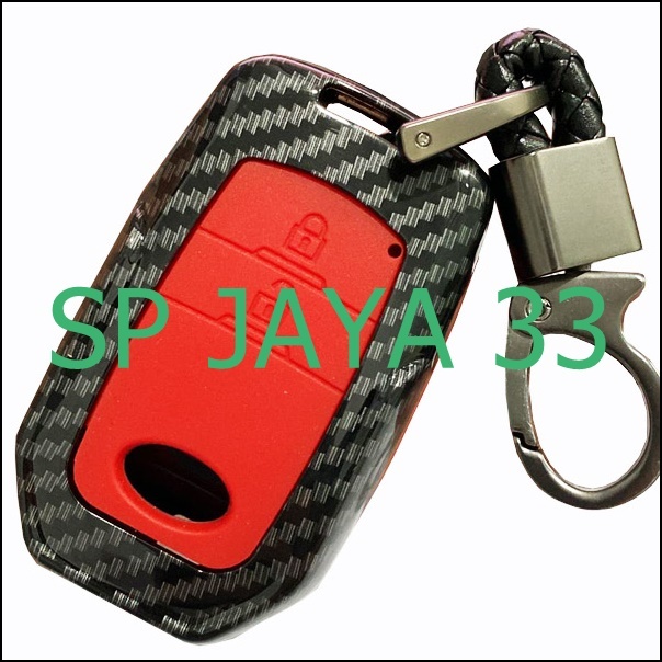 Case Carbon Smart Key Cover Kunci Toyota Innova Venturer - 7116