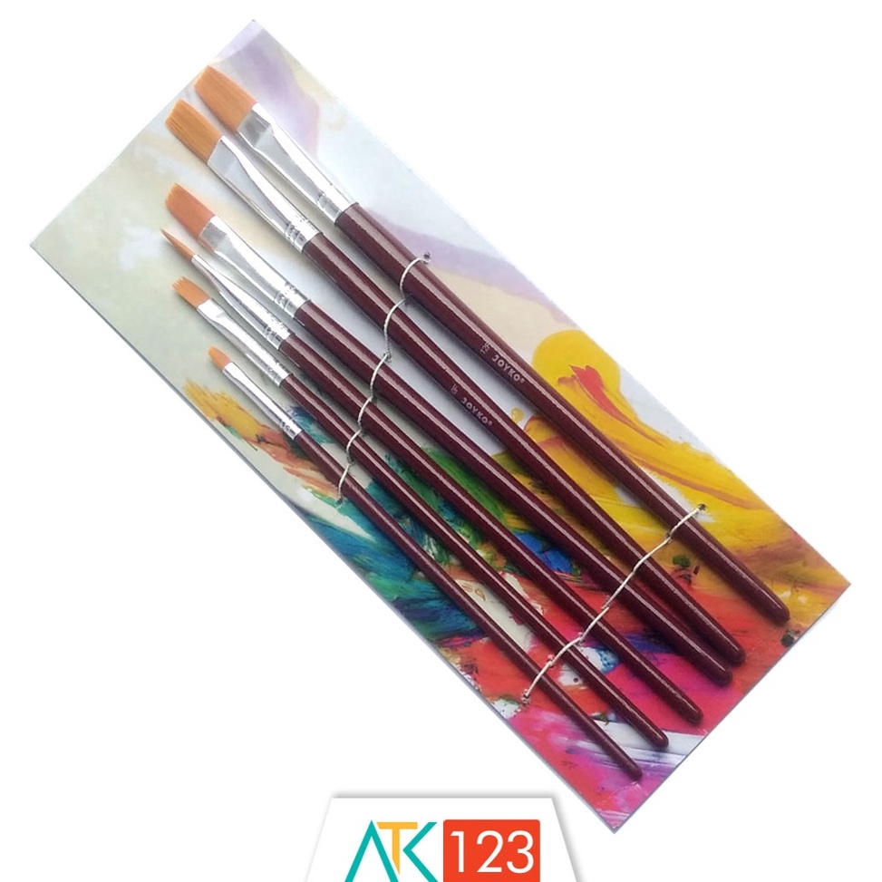 

T63 Kuas Lukis Brush Joyko Set BR4 Buruan Order Gan