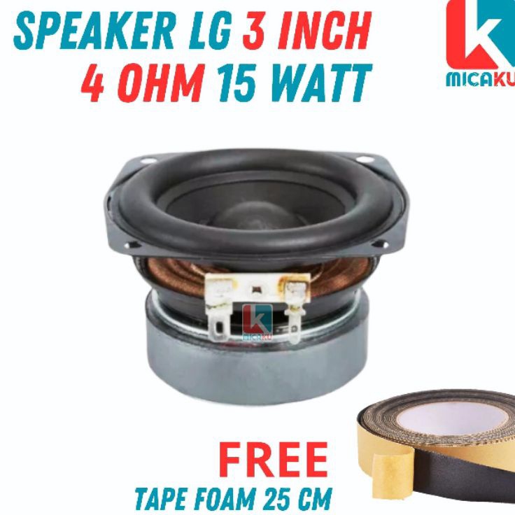 Speaker LG 3 inch mini subwoofer high power low bass u Terlaris
