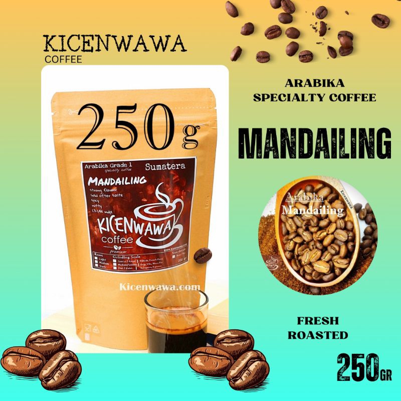 

Kopi Mandailing 250gr / Specialty Coffee / Biji Kopi Premium