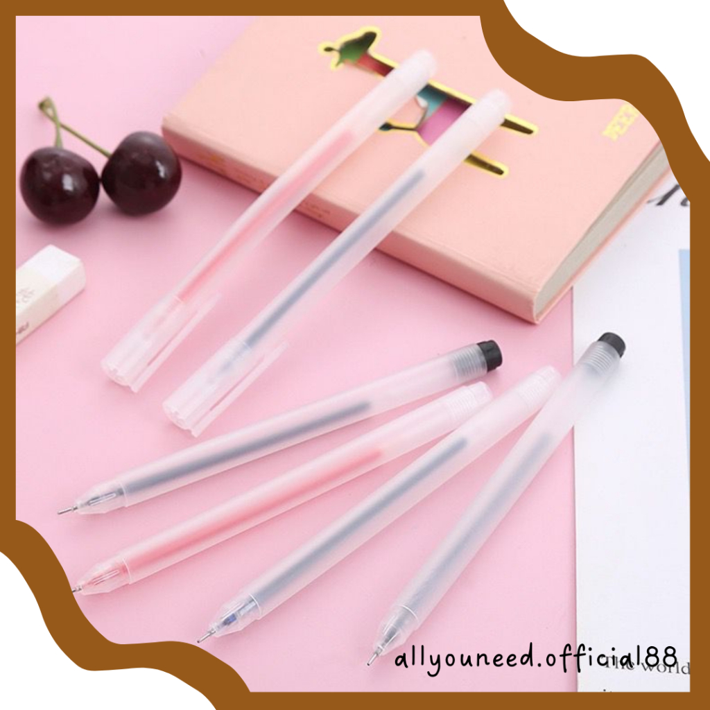 

✿AYN✿ Pulpen Tinta Gel Cair Transparant / Pulpen Gel Bolpoin Pena