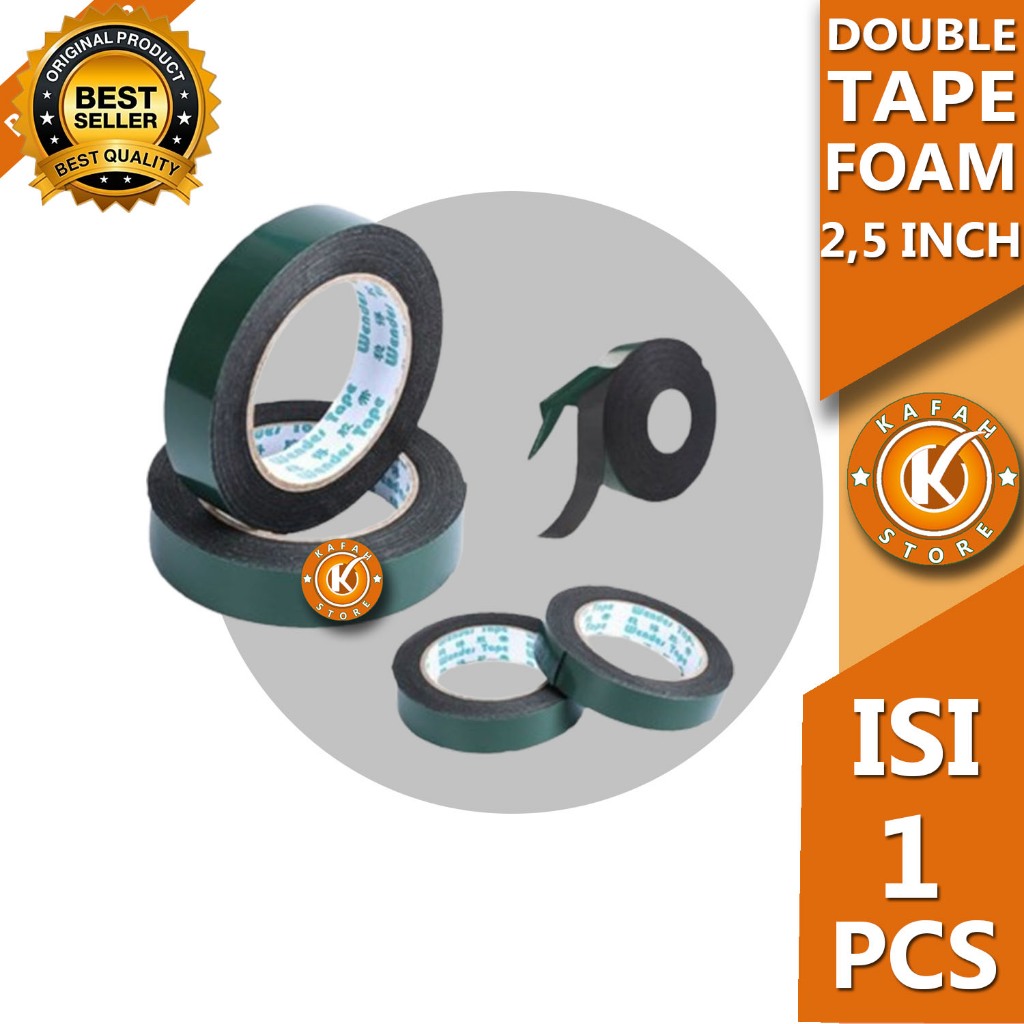 

DOUBLE TAPE FOAM 2,5 INCH 1 PCS KAFAH STORE