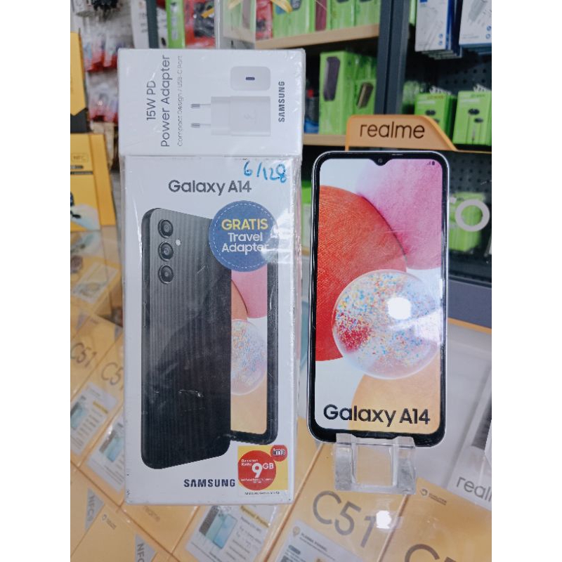 Samsung A14 4G Ram 6/128gb Baru PlasmaPonsel