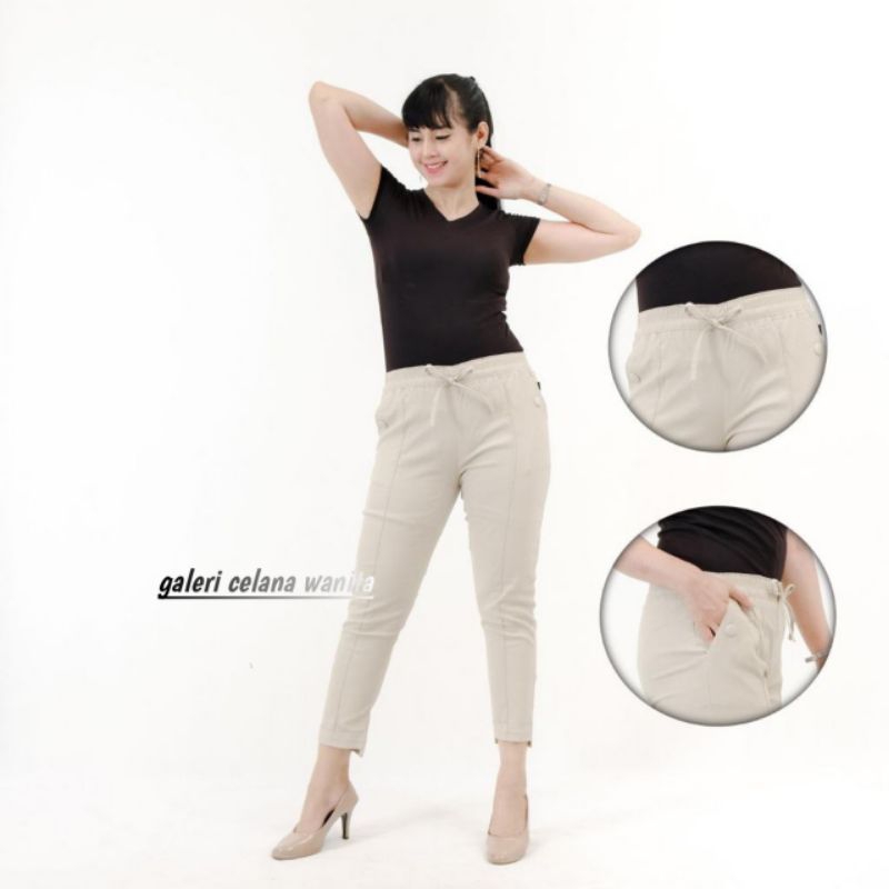 Celana Panjang Wanita Begi Pants Bahan Katun Tuwil Kombet terlaris